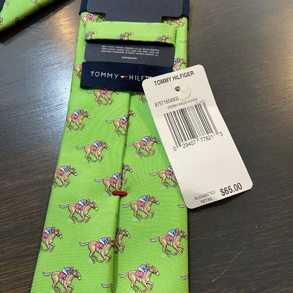 Tommy Hilfiger Derby Race Horse Silk Tie – NWT - Picture 2 of 5
